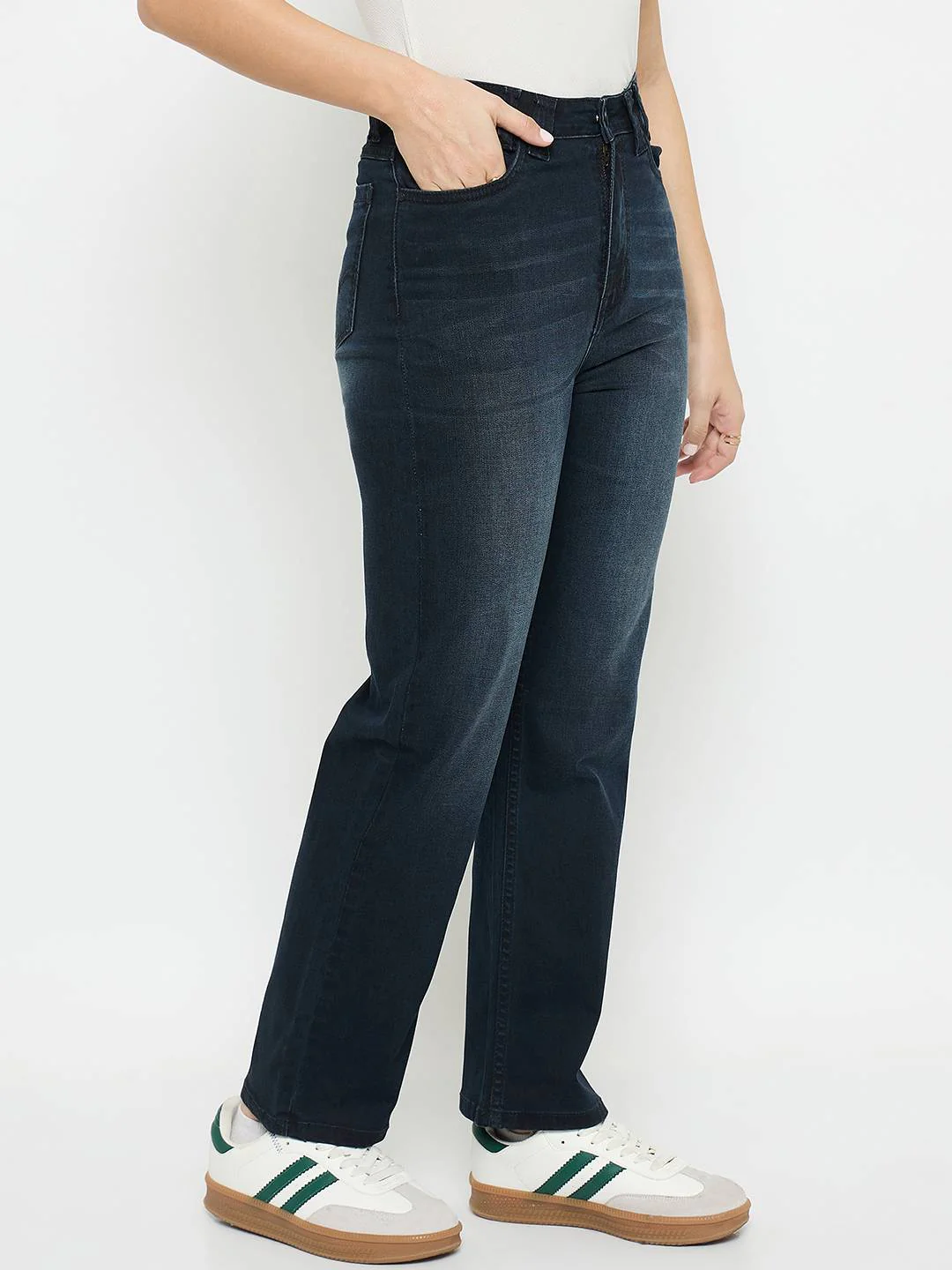 Madame Black Straight Fit Jeans - Image 4
