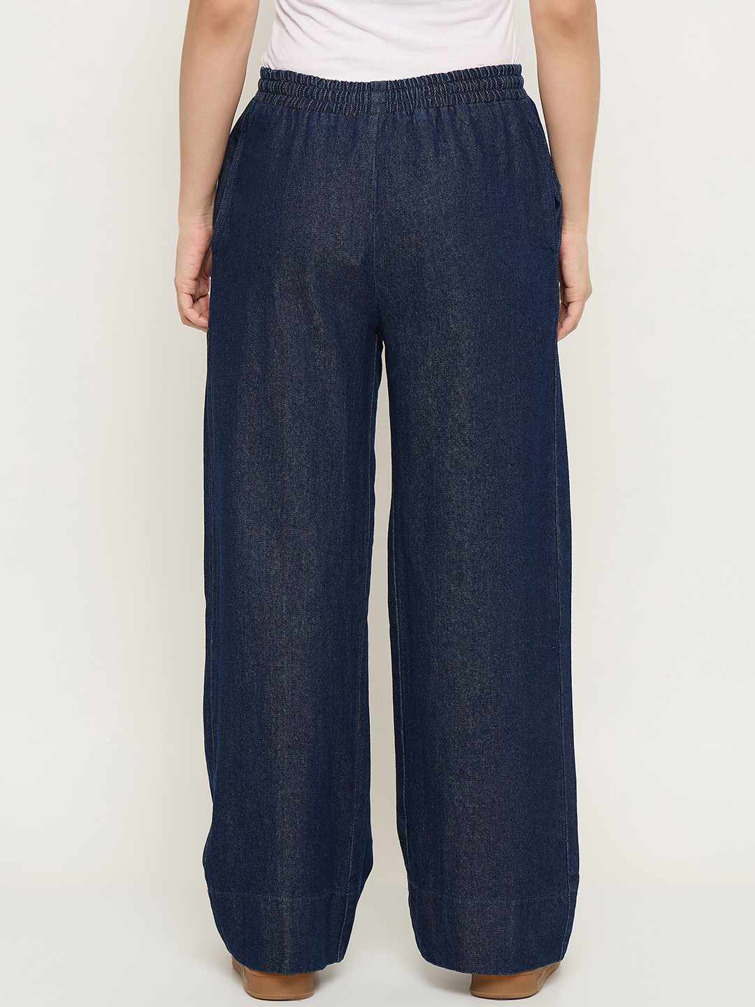 Madame Dark Blue Baggy Jeans - Image 6