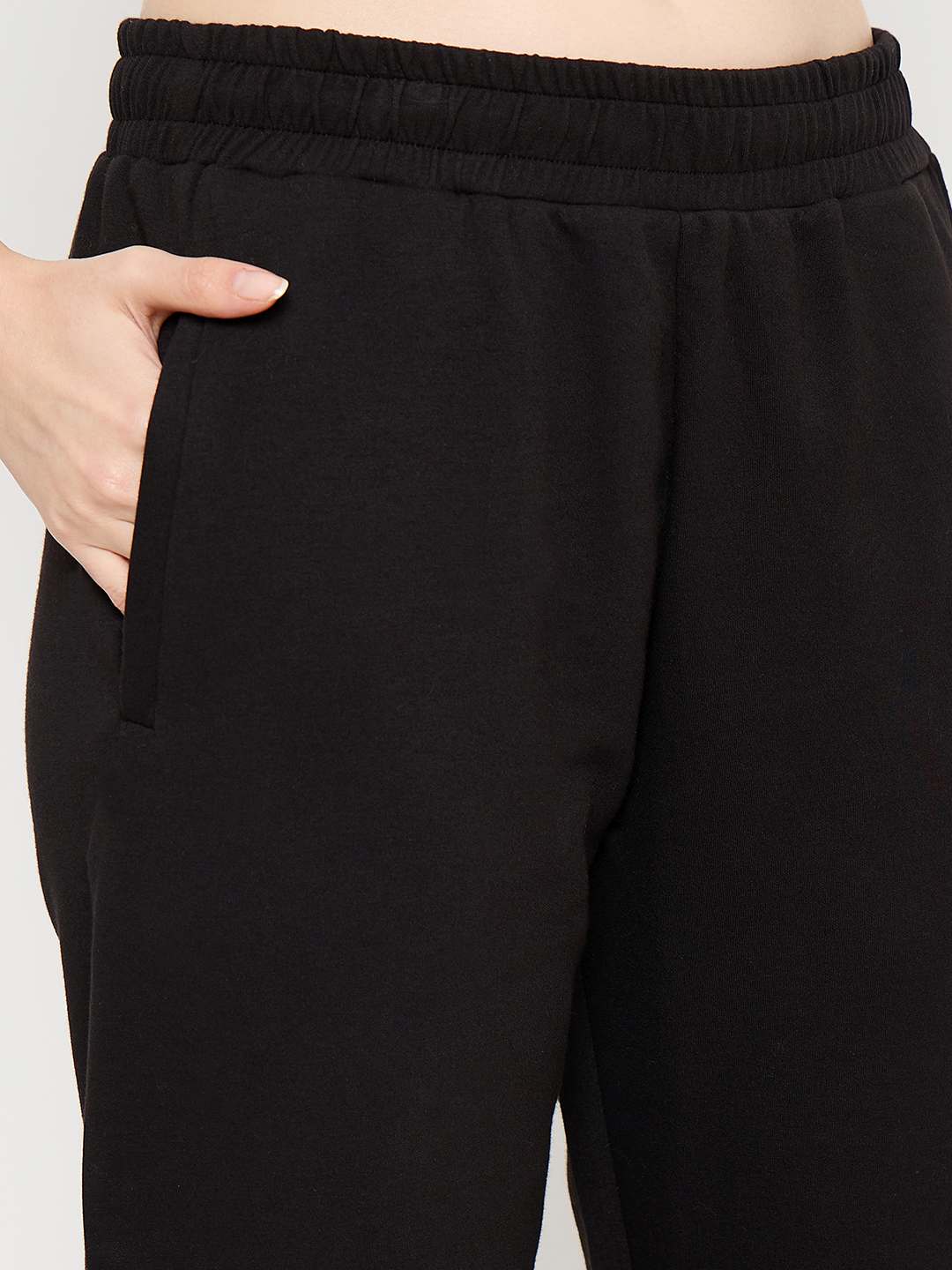 Madame Typography Print Black Straight Track Bottoms - Image 7