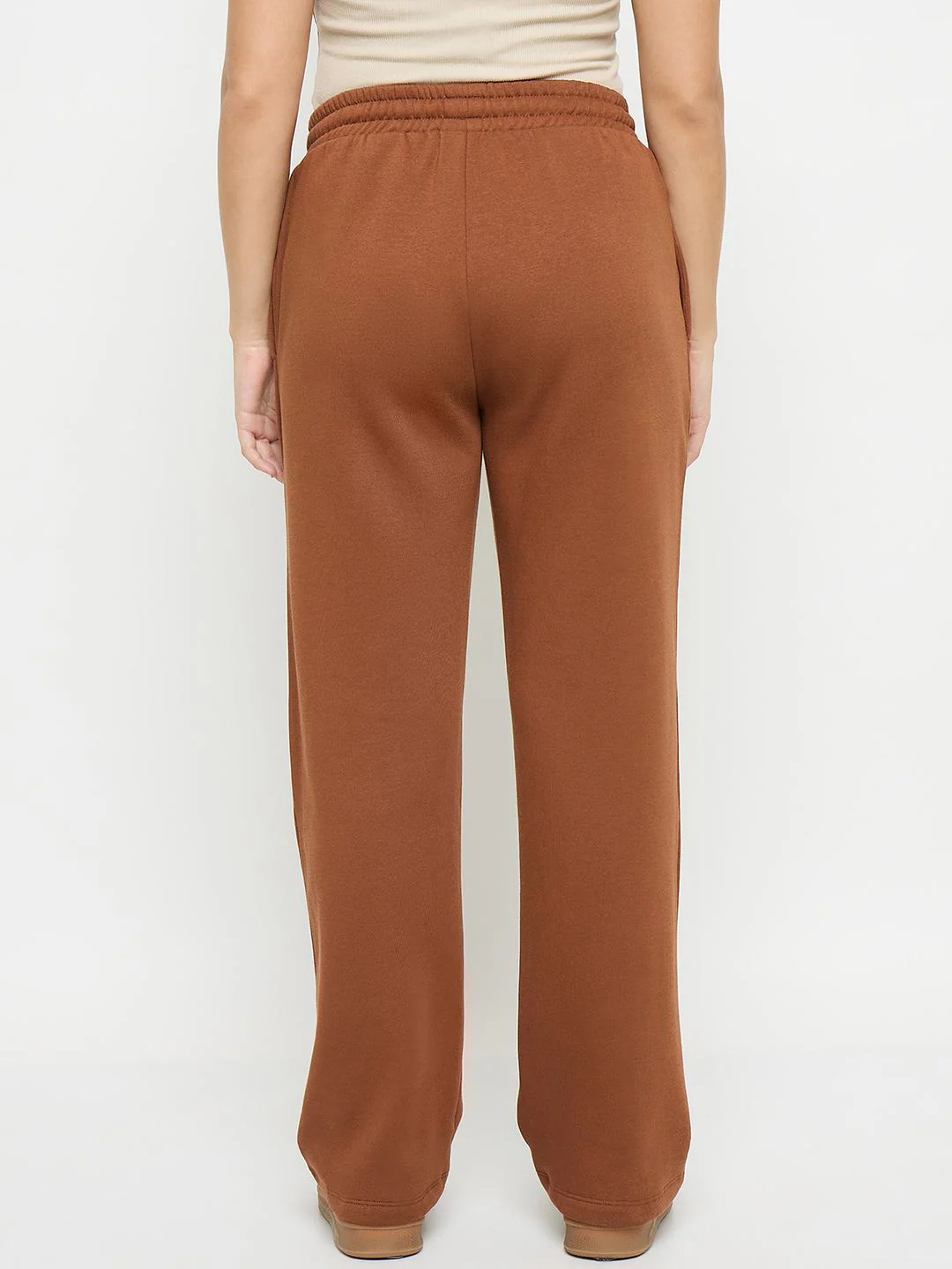 Madame Brown Cotton Blend Track Bottoms - Image 6