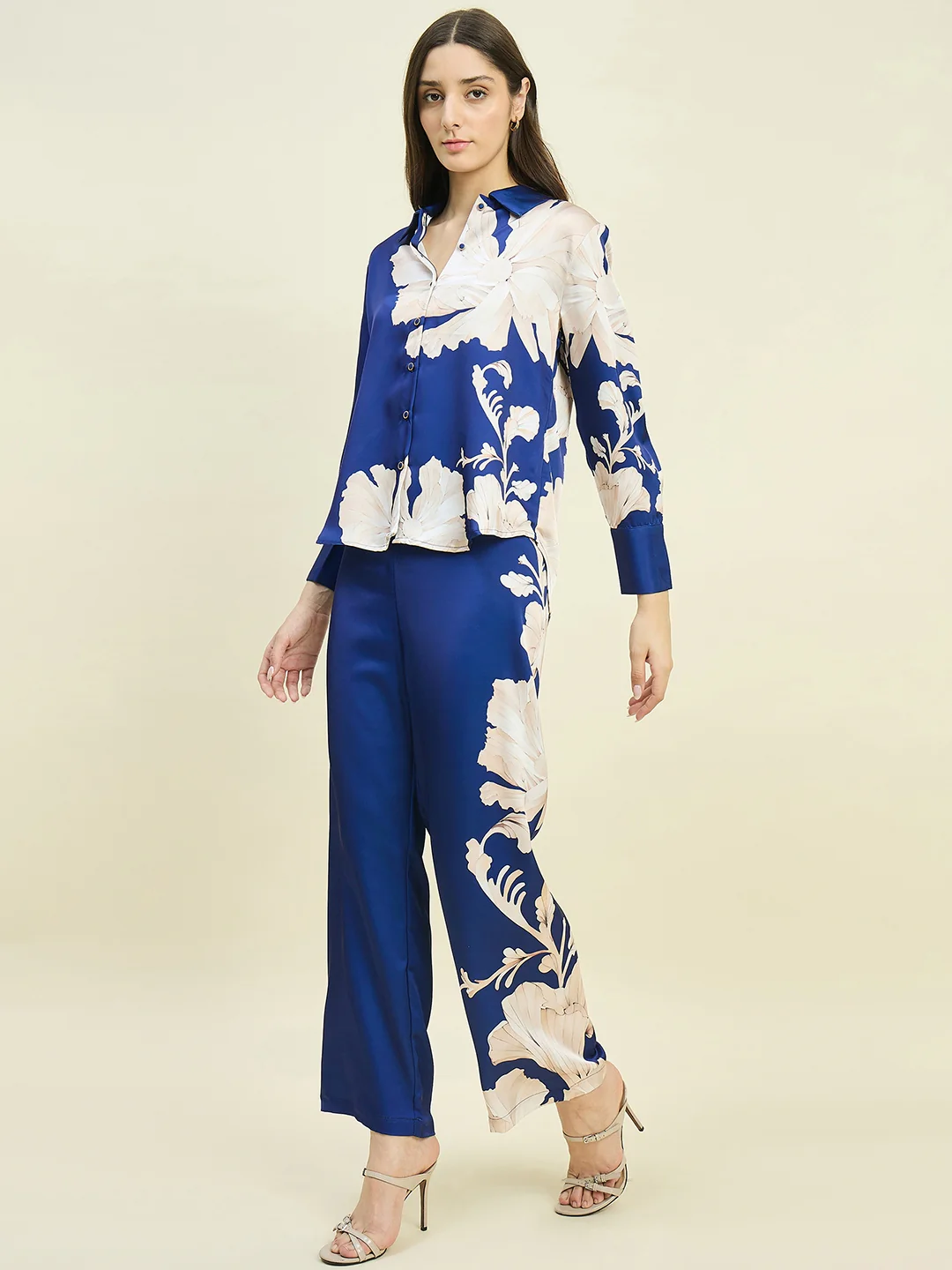 Madame Blue Printed Shirt - Image 5