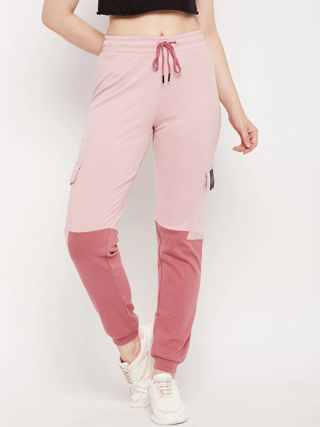 mSECRET Colourblock Elasticated Ankles Trackpants - Image 2