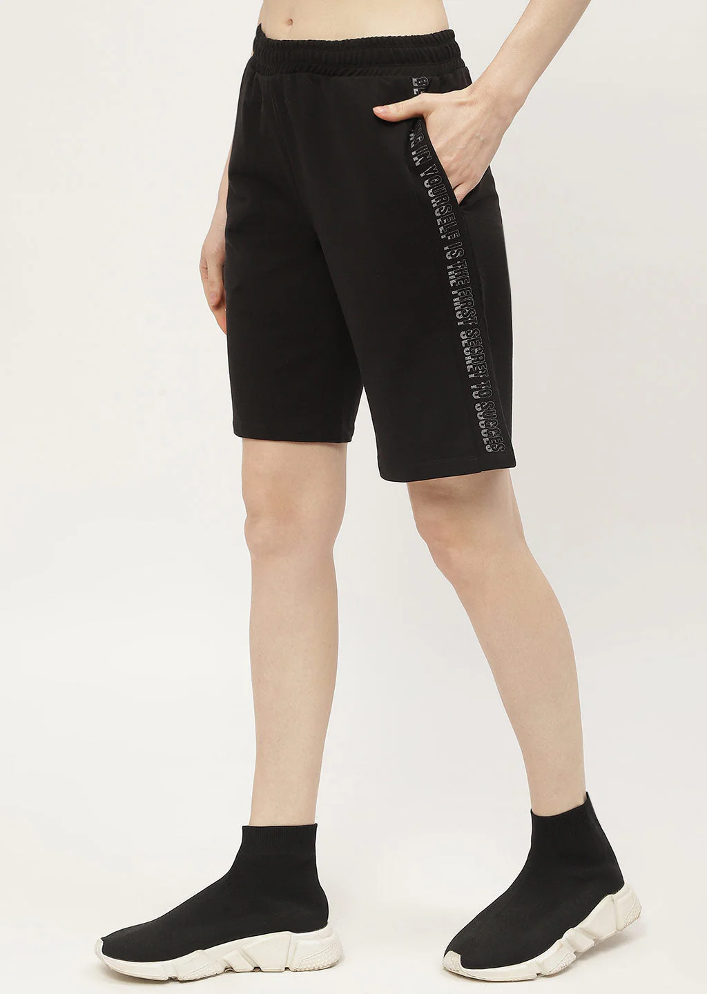 mSECRET Typography Black Boxer Shorts - Image 4