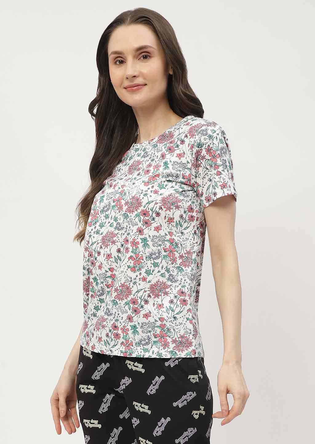 mSECRET White & Blue Combo T-shirt - Image 6