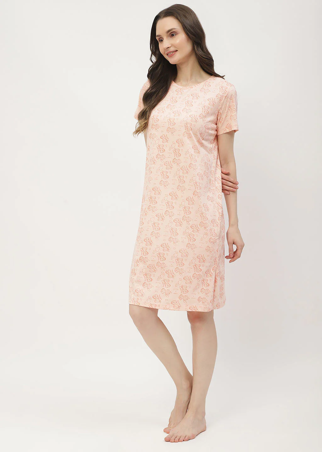 mSECRET Disney Printed Peach Nightdress - Image 4