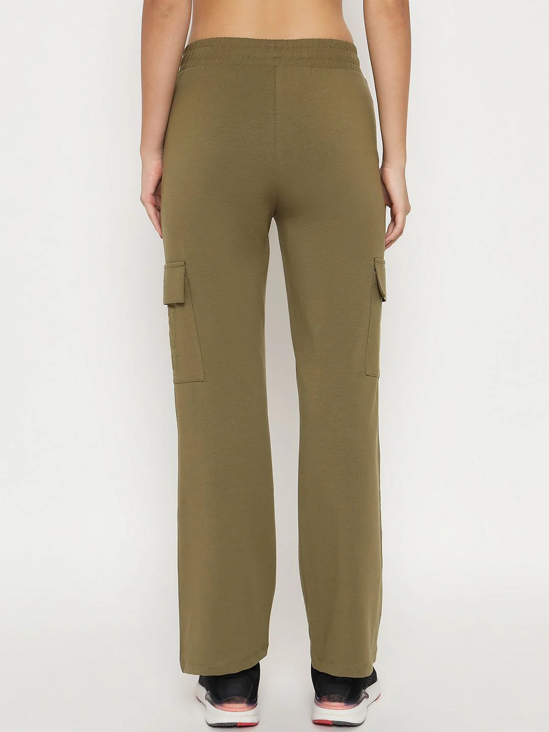 mSECRET Straight Olive Green Cargo Track Bottoms - Image 5