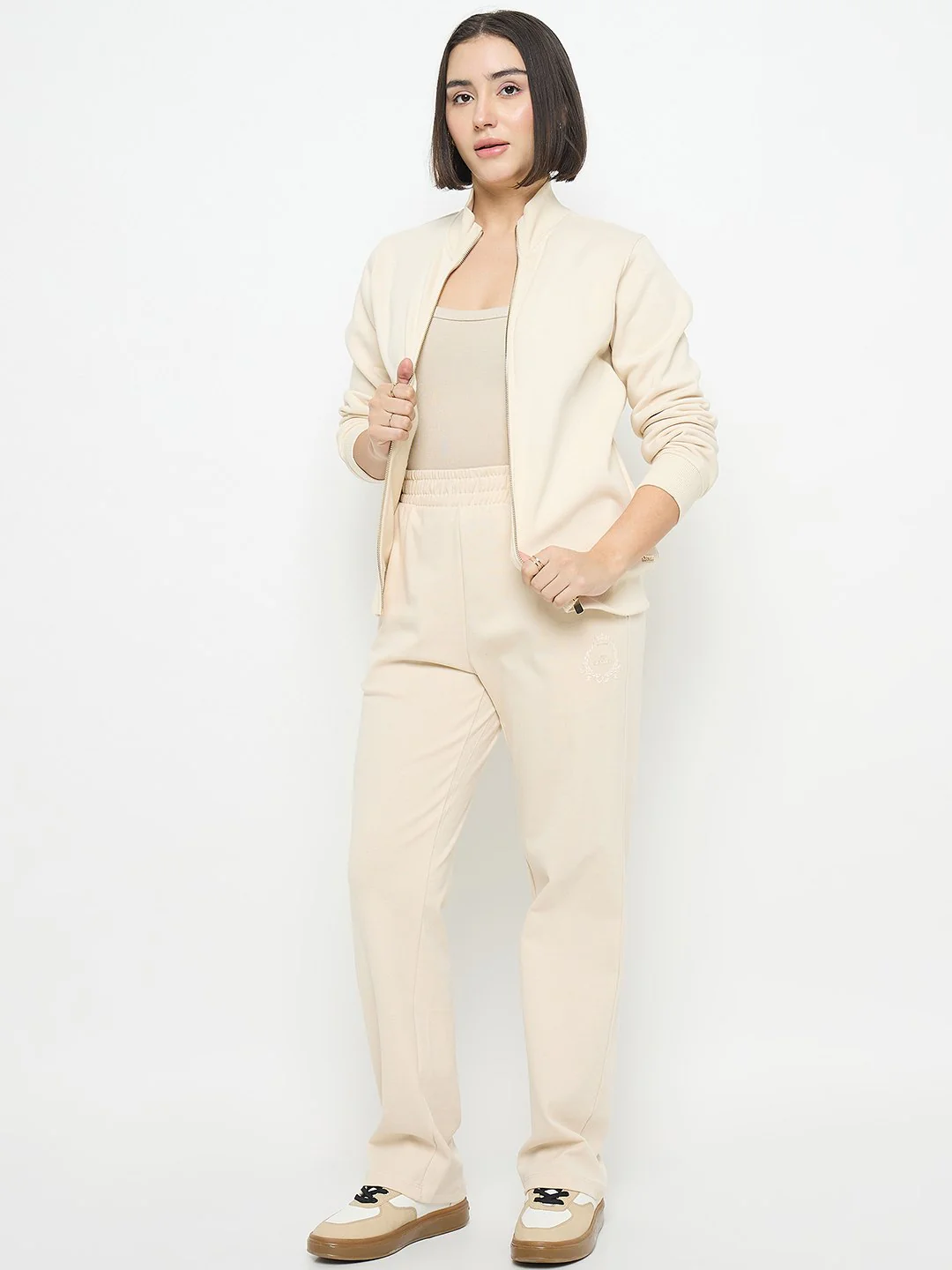 mSECRET Beige Track Bottoms - Image 2