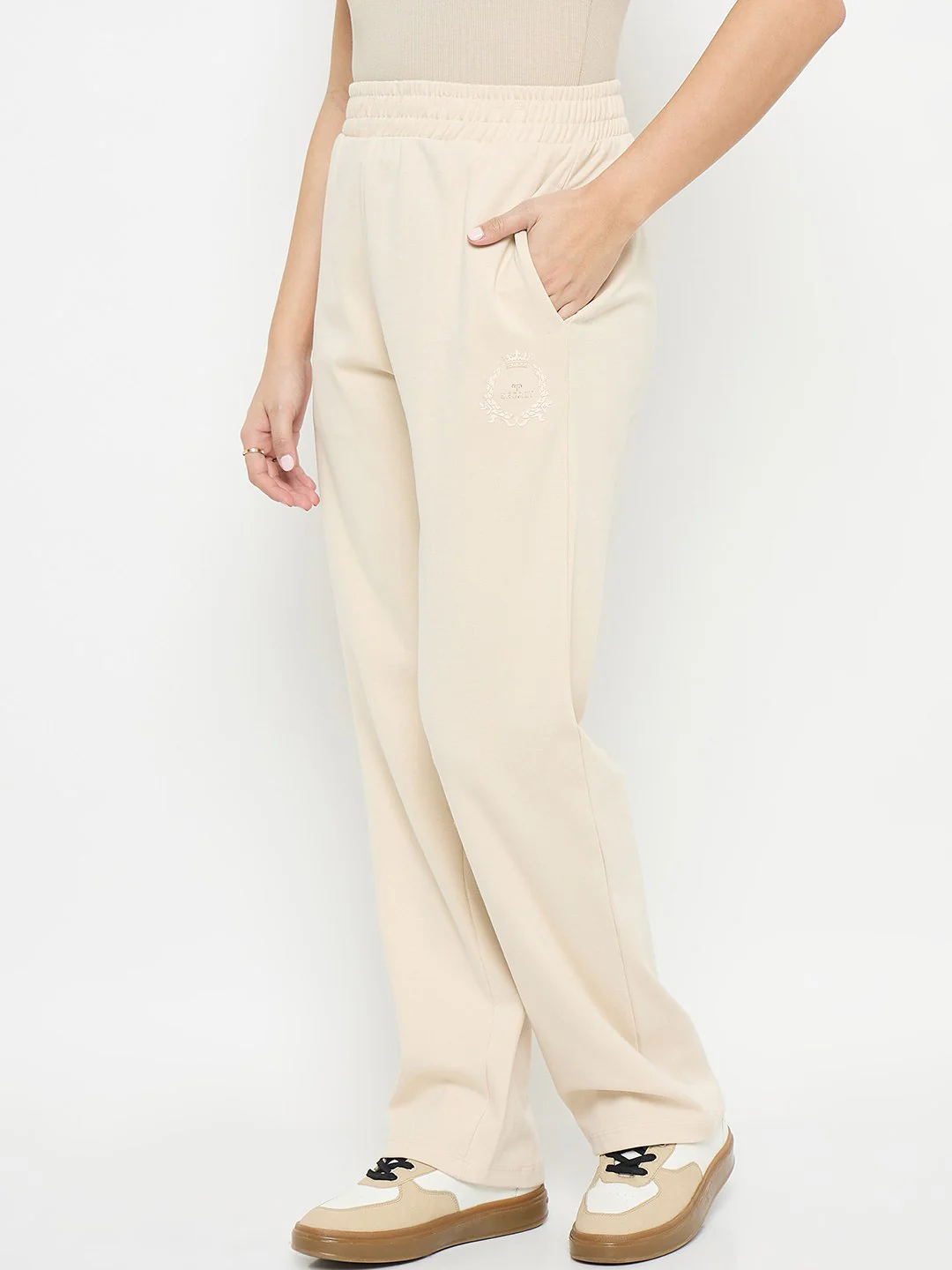 mSECRET Beige Track Bottoms - Image 5