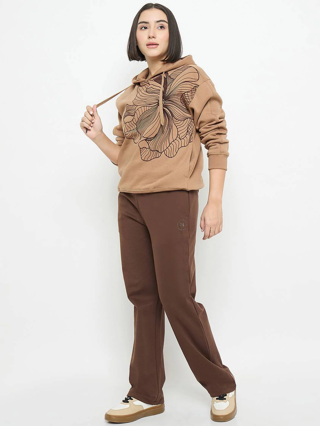 mSECRET Brown Track Bottoms - Image 2