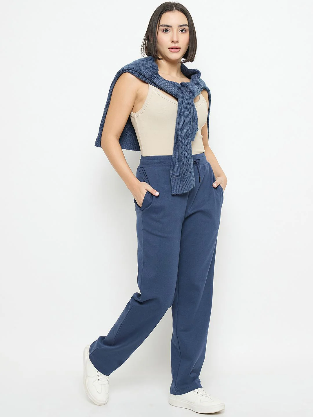 mSECRET Navy Track Bottoms - Image 2