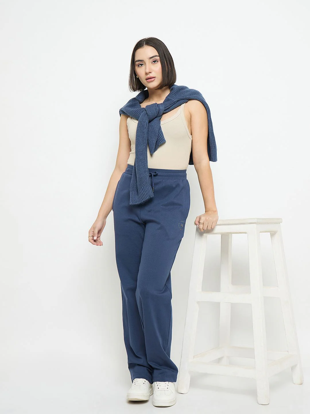 mSECRET Navy Track Bottoms - Image 3