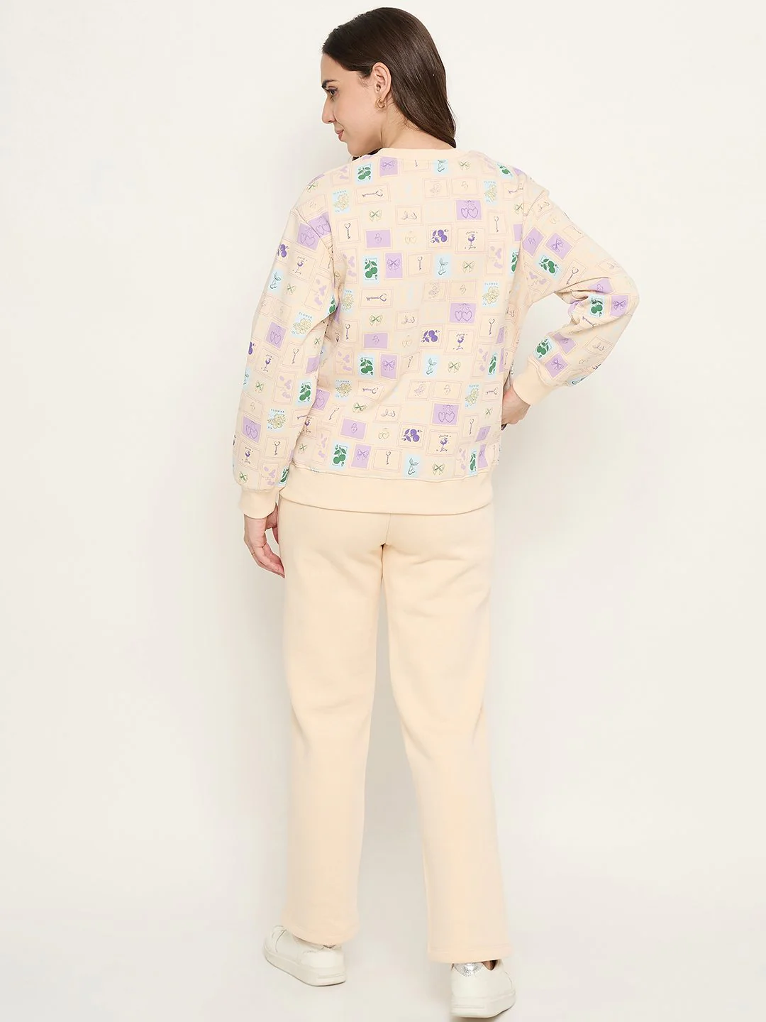 mSECRET Geometric Print Off White Nightsuit - Image 7